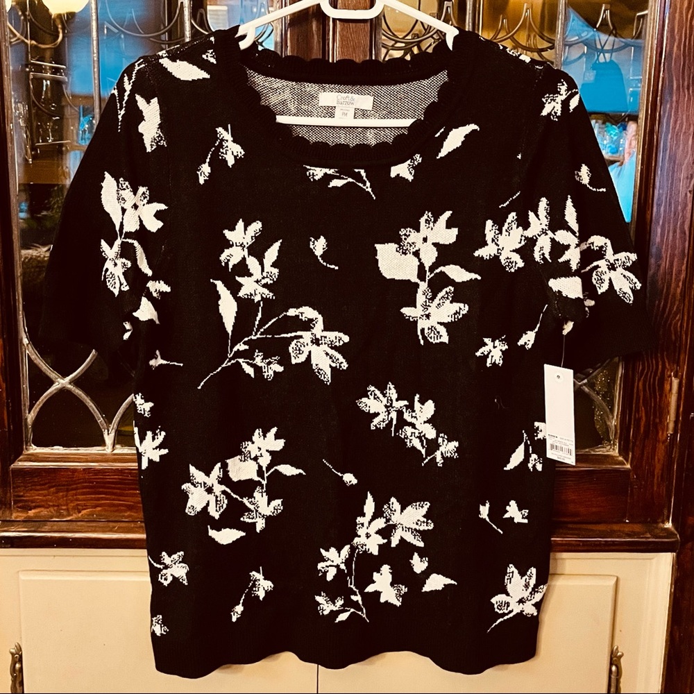 Ladies Croft & Barrow Petite sort sleeve sweater Mp